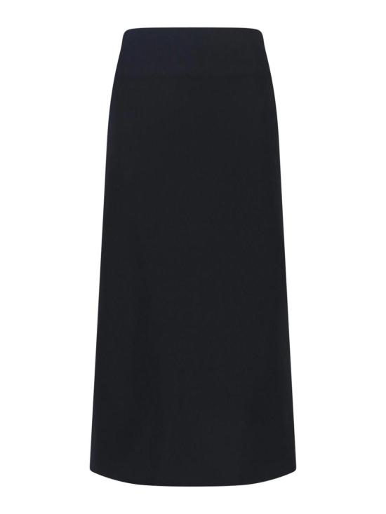 26SS 질샌더 미디 스커트 J03MA0280J20357001 Black