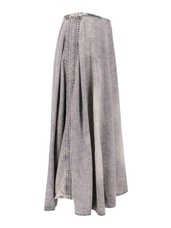 26SS 디젤 DE-ANNIE-S2 롱 스커트 A20224068UM02 Grey - DIESEL