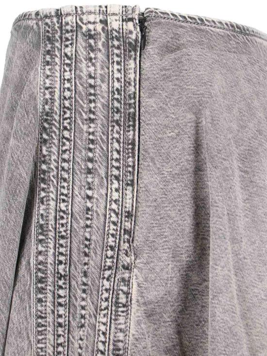 26SS 디젤 DE-ANNIE-S2 롱 스커트 A20224068UM02 Grey - DIESEL