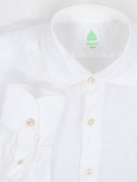 26SS 피나모레 긴팔 셔츠 C0649GAETALUIGI01 White - FINAMORE