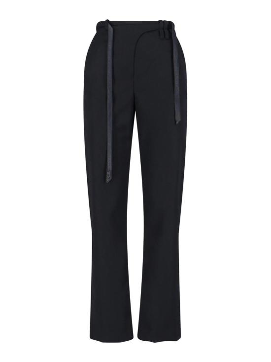 26SS 디젤 P-NEDAR 바이커 벨트 스트랩 테일러드 팬츠 A228730WICS9XX Black