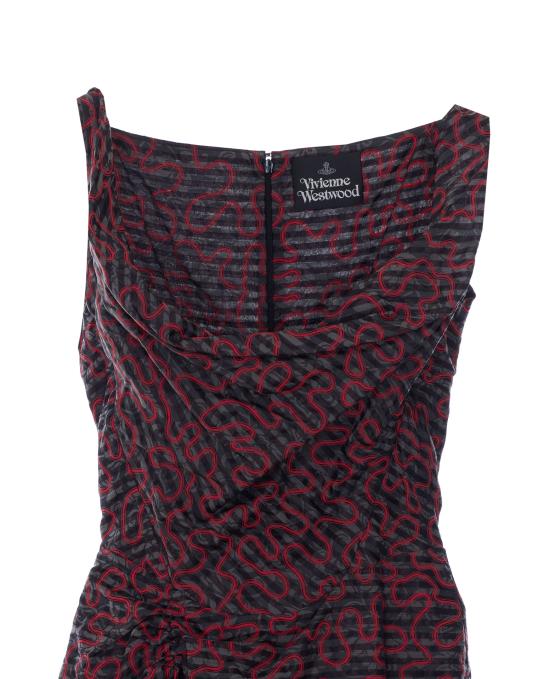 26SS 비비안웨스트우드 미디 원피스 110103BF W01F5N204 Black - VIVIENNE WESTWOOD