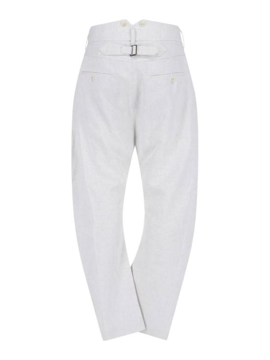 26SS 비비안웨스트우드 스트레이트 팬츠 2F010022W01ERB408 White - VIVIENNE WESTWOOD