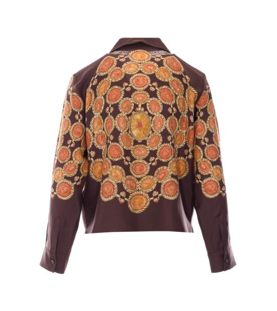 26SS 베르사체 셔츠 1024231 1A179525N940 Brown - VERSACE