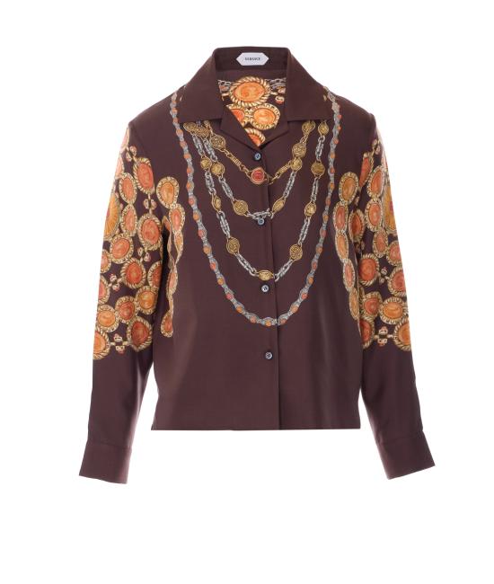 26SS 베르사체 셔츠 1024231 1A179525N940 Brown