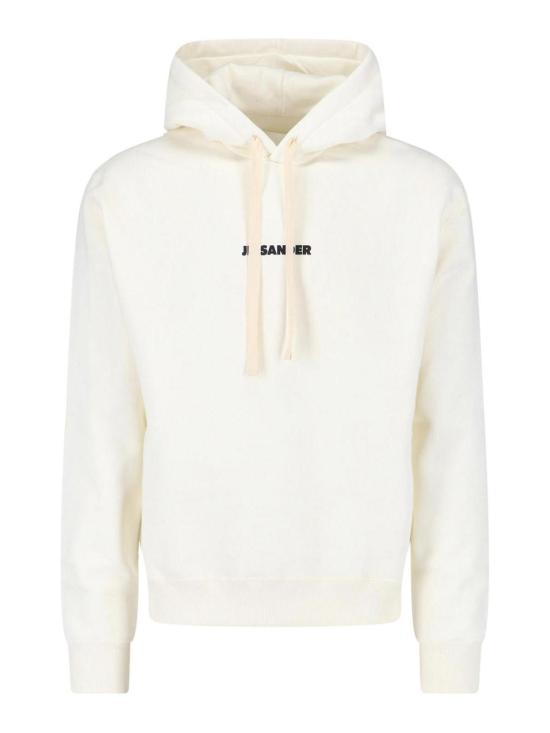 26SS 질샌더 후드 티셔츠 J22GU0149J20128103 White