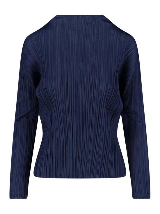 26SS 플리츠플리즈 민소매 티셔츠 PP66JK11178 Blue