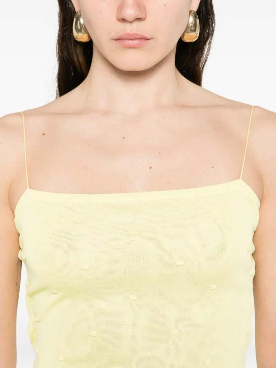 26SS 자크뮈스 민소매 티셔츠 TOW00901AK00317250 Yellow - JACQUEMUS