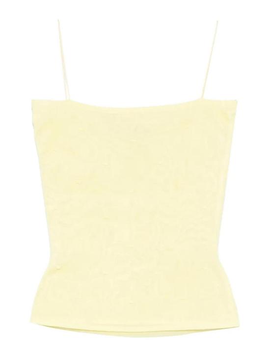 26SS 자크뮈스 민소매 티셔츠 TOW00901AK00317250 Yellow