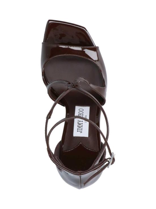 26SS 지미추 샌들 AZIA95PATCHOCOLATE Brown - JIMMY CHOO