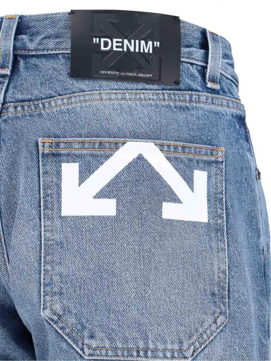 26SS 오프화이트 데님 팬츠 44XYA175S26D002400 Blue - OFF WHITE