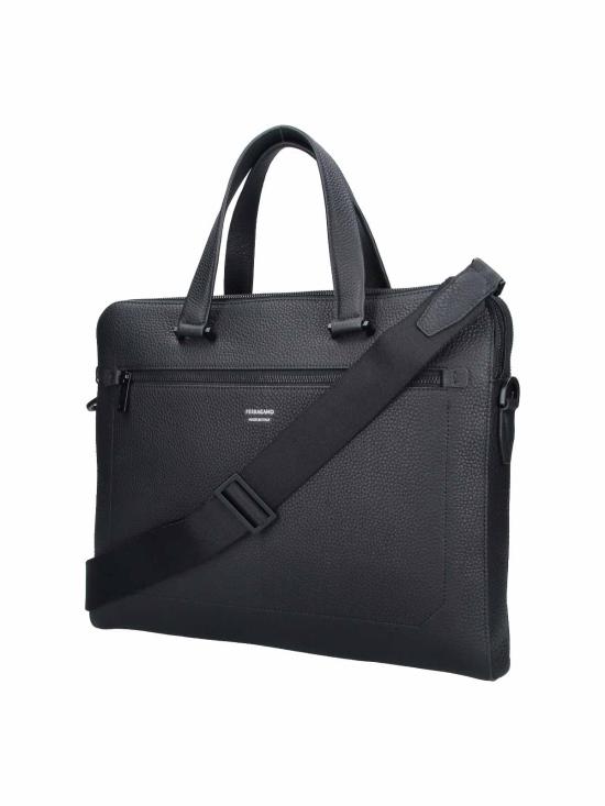 26SS 살바토레 페라가모 브리프케이스 740811001 Black - SALVATORE FERRAGAMO