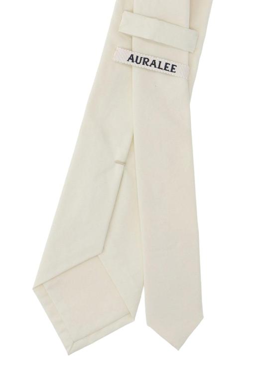 26SS 오라리 넥타이 A26ST07TNVANILLA White - AURALEE