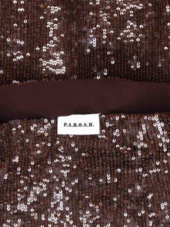 26SS 파로쉬 미디 스커트 D621538008 Brown - PAROSH