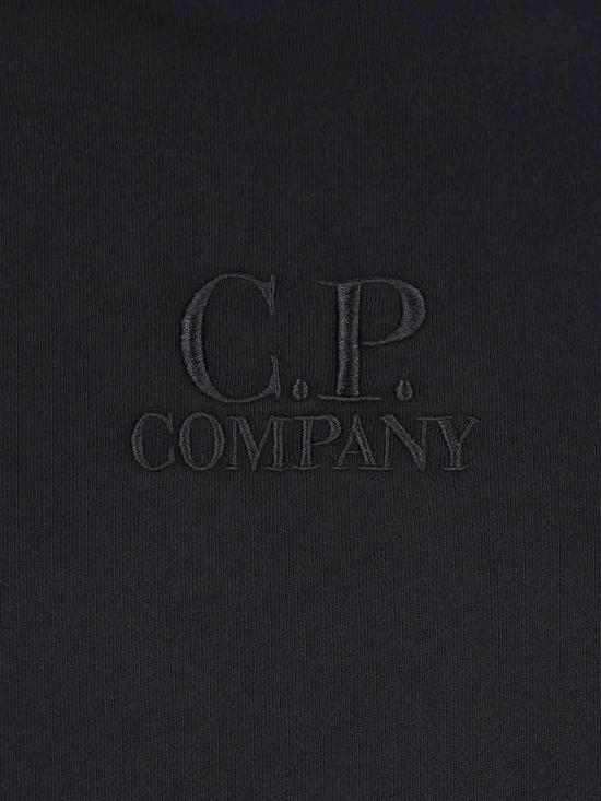 26SS 씨피 컴퍼니 후드 티셔츠 20CMSS037B110044G999 Black - C.P. COMPANY