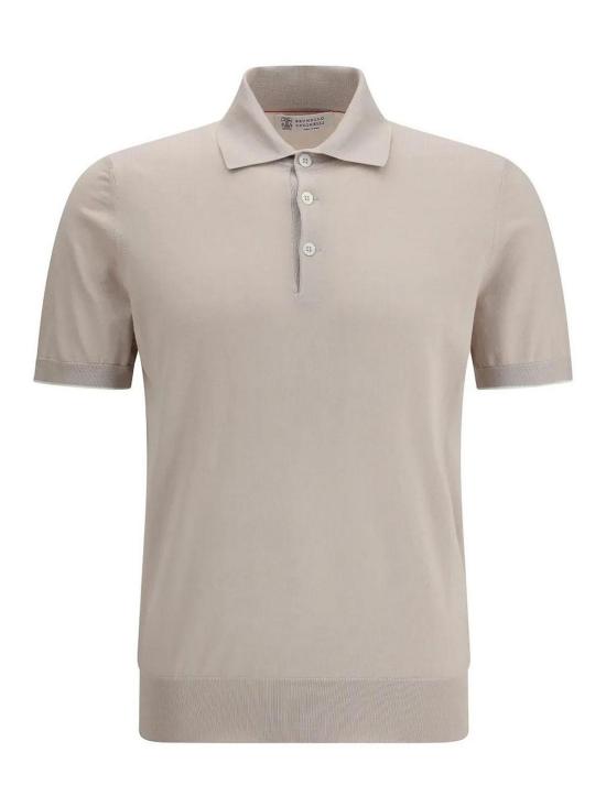 26SS 브루넬로 쿠치넬리 폴로 티셔츠 M29800125CBD04 Beige
