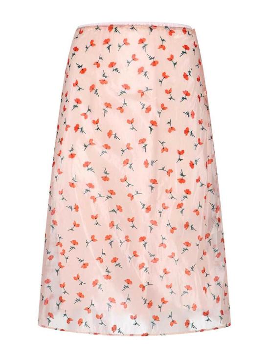 26SS 질샌더 미디 스커트 J03MA0289J70225683 Nude Neutrals