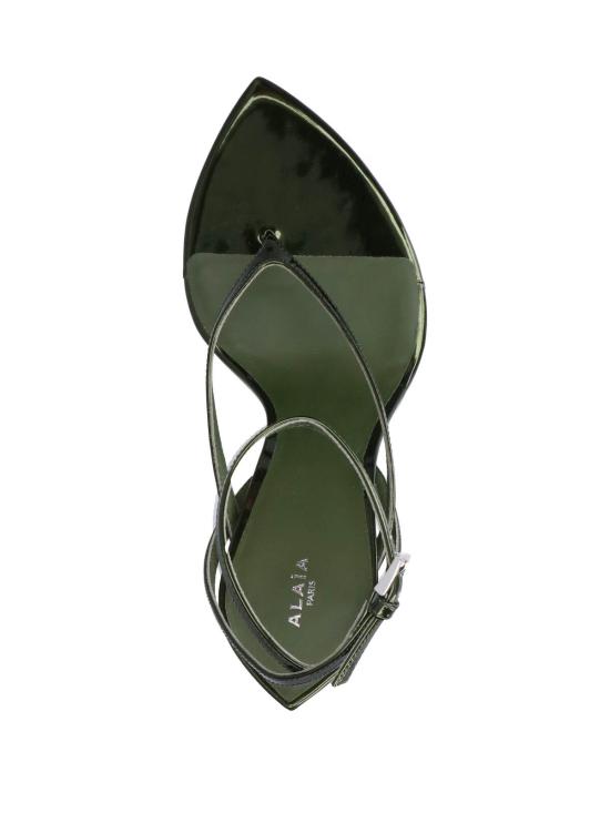 26SS 알라이아 힐/펌프스 AA3S3007I137 601 Green - ALAIA