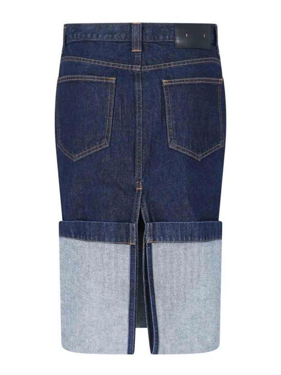 26SS 케이트 미디 스커트 1190908040W Blue - KHAITE