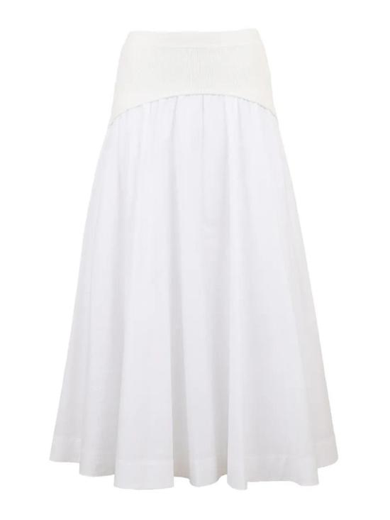 26SS 조나단 심카이 미디 스커트 1263038PCWHITE White - JONATHAN SIMKHAI