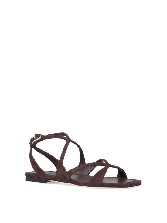 26SS 지미추 샌들 AYLAFLATSUECHOCOLATE Brown - JIMMY CHOO