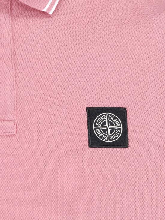  스톤 아일랜드 폴로 티셔츠 L1S152200010S0018 V008G Pink - STONE ISLAND