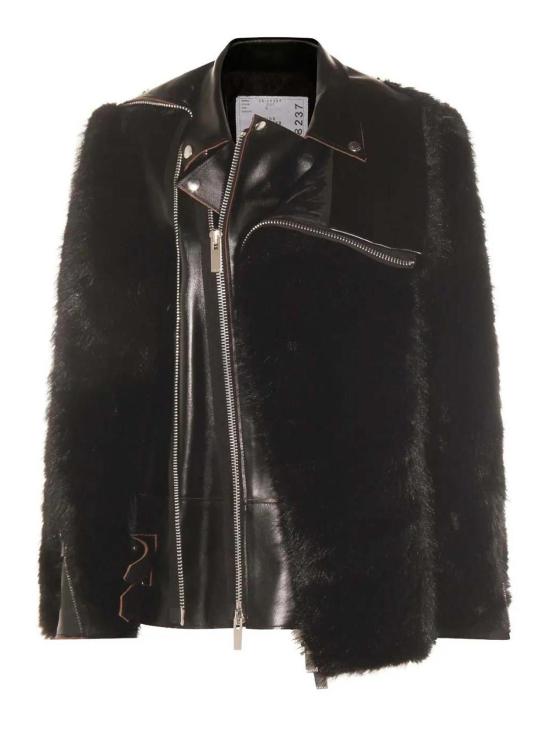 25FW 사카이 무스탕 8237001 Black