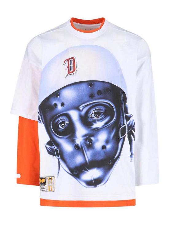 26SS 피디에프 긴팔 티셔츠 DFM54043TJ101MASK White