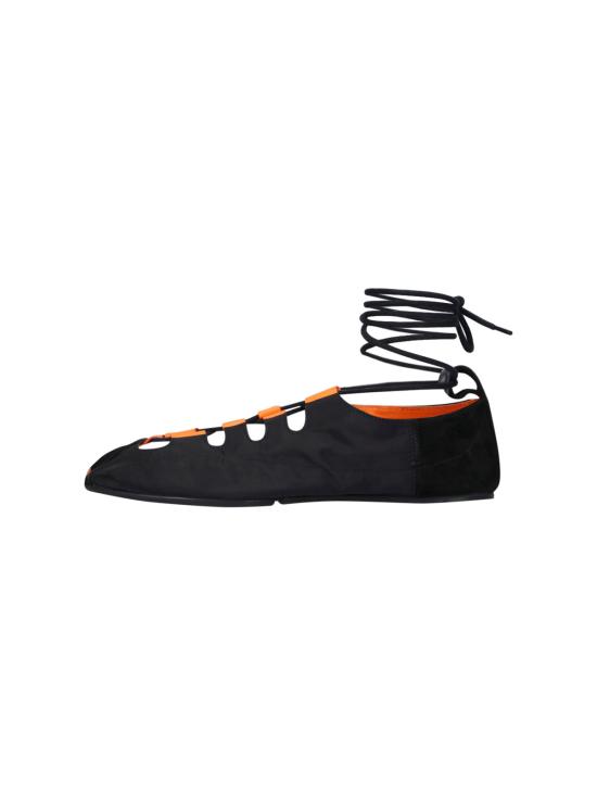 26SS 알라이아 플랫 슈즈 AA3A1030A043 999 Black - ALAIA