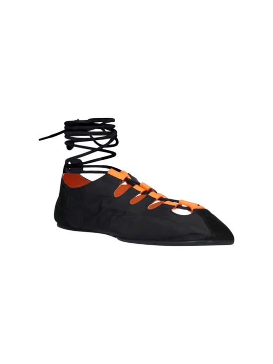 26SS 알라이아 플랫 슈즈 AA3A1030A043 999 Black - ALAIA