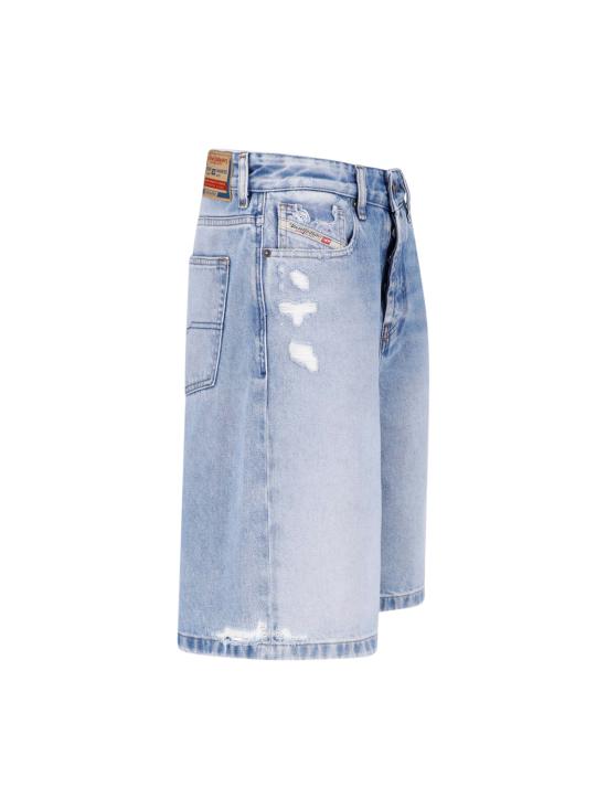  디젤 DE 시레 쇼츠 A14051 007DM 01 Light blue - DIESEL