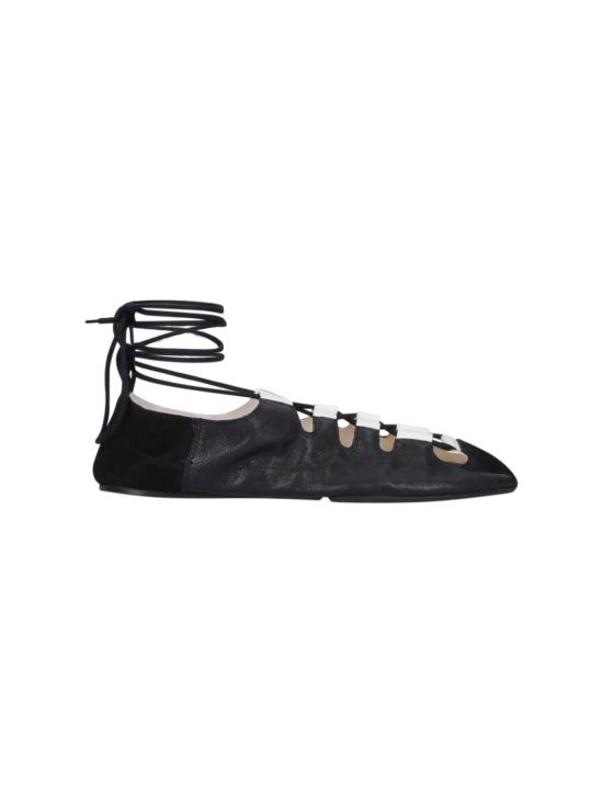 26SS 알라이아 플랫 슈즈 AA3A1030I208 999 Black