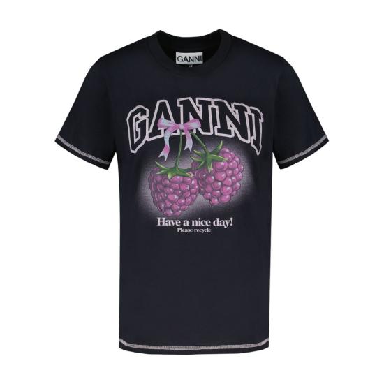 26SS 가니 반팔 티셔츠 A1050219 252 black