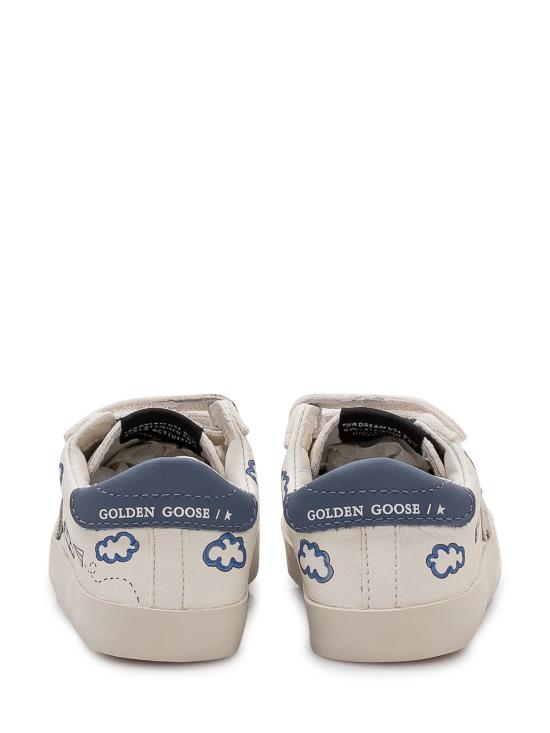 26SS [키즈] 골든구스 스니커즈 GIF00166F006234 10509 WHITE ICE BLUE - GOLDEN GOOSE