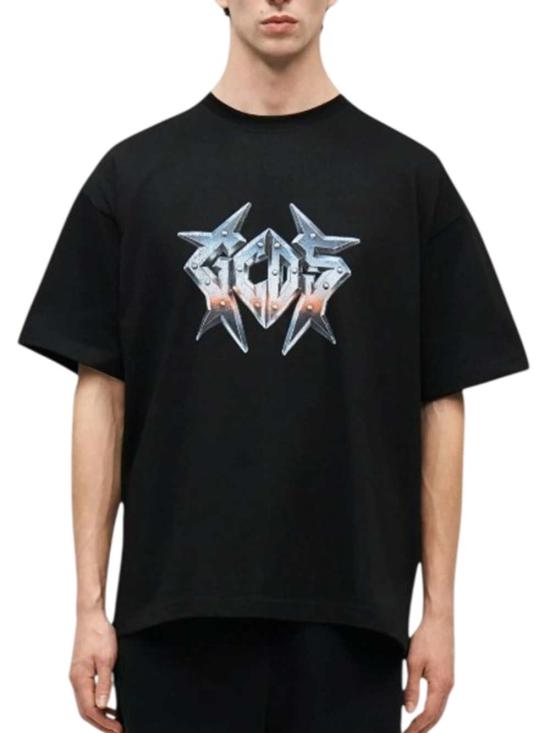 26SS 지씨디에스 반팔 티셔츠 C1MWQC061J079 BLACK BLUE 999E - GCDS