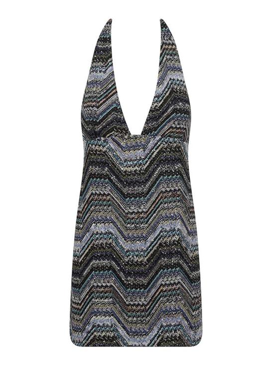 26SS 미소니 숏 원피스 DS26SG4CBC0068 S91SD MULTICOLOR DARK BASE