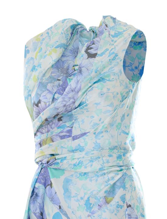26SS 마르지엘라 미디 원피스 S29DD0075 M35983001S Blue - MAISON MARGIELA