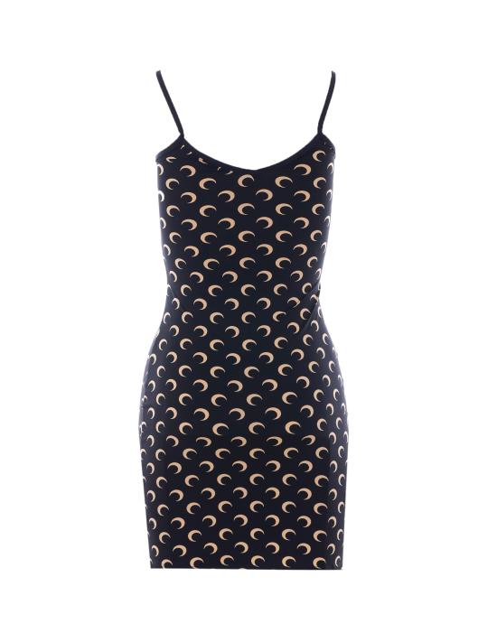 26SS 마린세르 숏 원피스 WDR485A CJER0001IT99 Black - MARINE SERRE