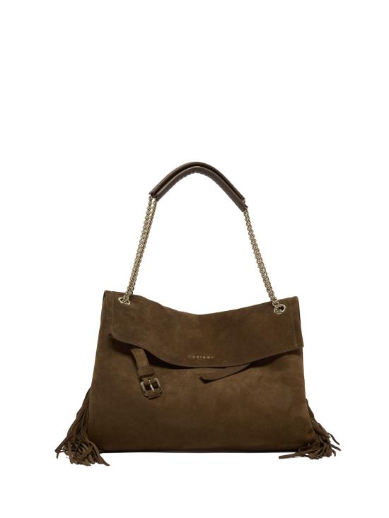 26SS 오르치아니 토트백 B02212 PEACH FRINGECOCOA