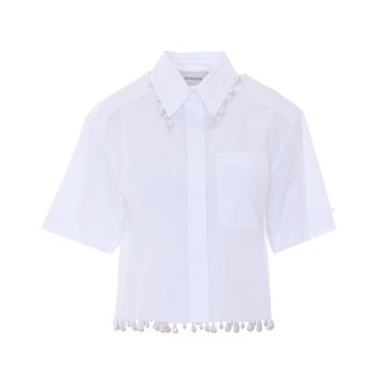 26SS 스포트막스 셔츠 2612111072600 SPXCOGNAC 001 White