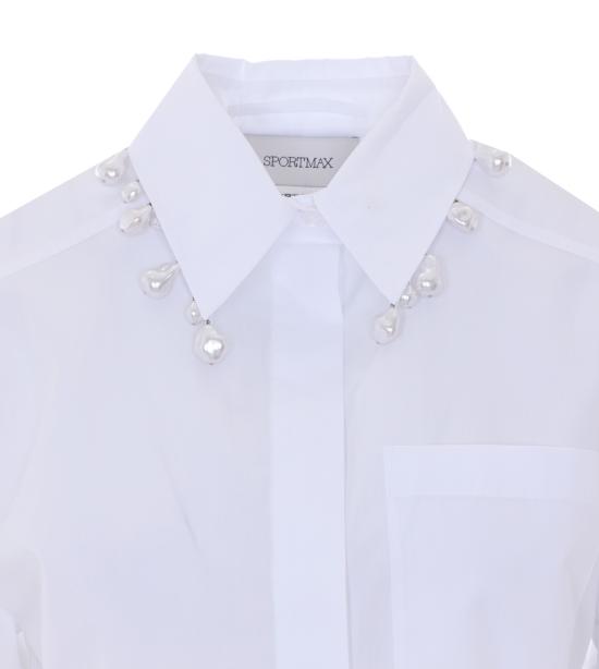 26SS 스포트막스 셔츠 2612111072600 SPXCOGNAC 001 White - SPORTMAX