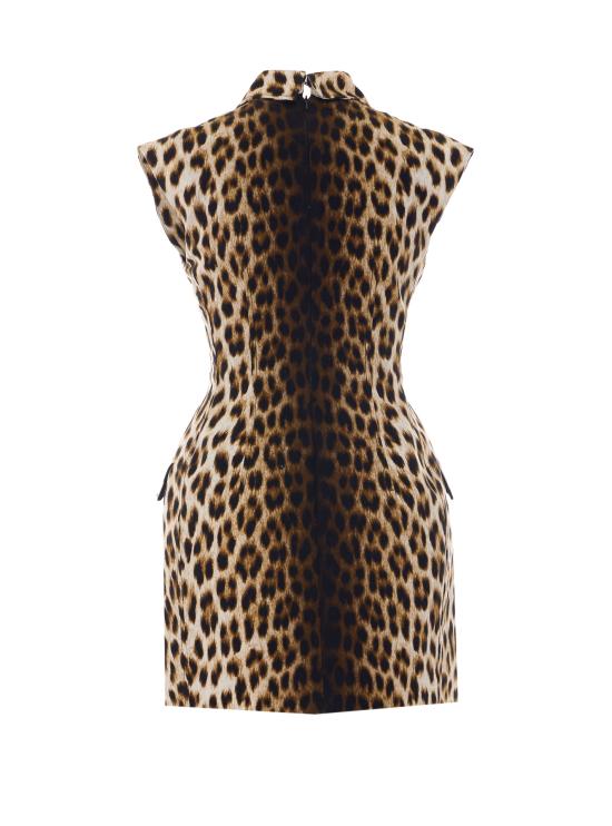 26SS 스포트막스 미디 원피스 2612221182600 SPXLONZA 001 Brown - SPORTMAX