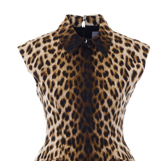 26SS 스포트막스 미디 원피스 2612221182600 SPXLONZA 001 Brown - SPORTMAX