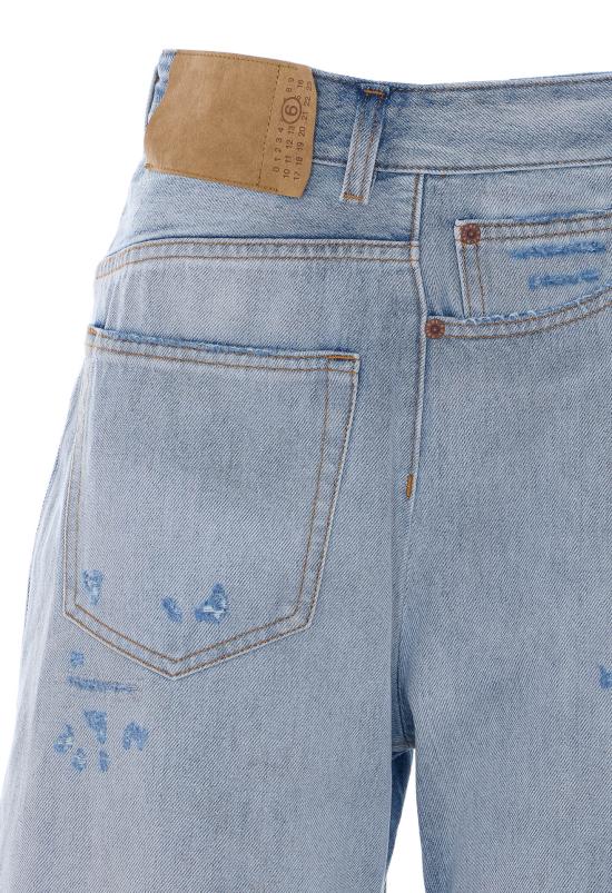 26SS MM6 메종마르지엘라 데님 팬츠 S52LA0243 M30055962 Blue - MM6 MAISON MARGIELA