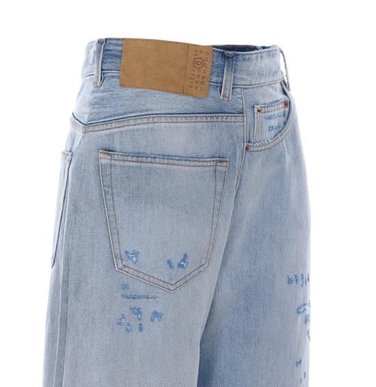 26SS MM6 메종마르지엘라 데님 팬츠 S52LA0243 M30055962 Blue - MM6 MAISON MARGIELA