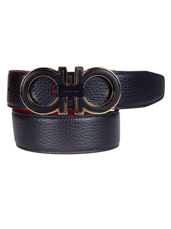 26SS 살바토레 페라가모 가죽 벨트 780267 020 Black