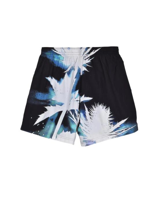 25SS 알렉산더 맥퀸 스윔팬츠 수영 반바지 - 블랙/블루 - ALEXANDER MCQUEEN