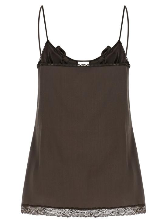 26SS 마그다뷰트림 민소매 티셔츠 312526BROWN Black - MAGDA BUTRYM