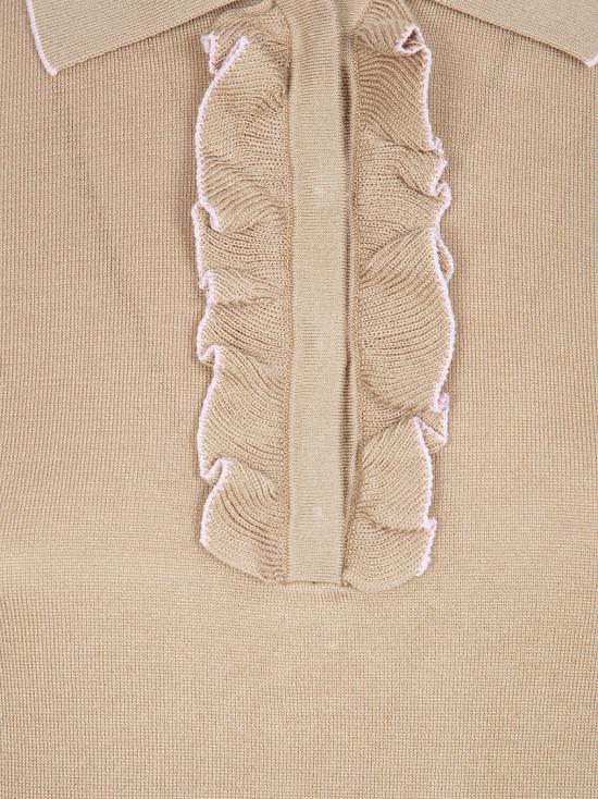 26SS 파비아나 필리피 폴로 티셔츠 MAD276F458M100VR3 Neutrals - FABIANA FILIPPI