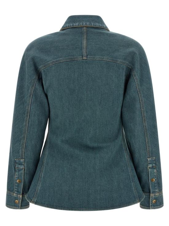 26SS 버버리 데님 셔츠 8118497MIDBLUE Green - BURBERRY